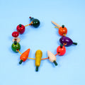 Fruits & Vegetables Beading Activity (1-2 Year)