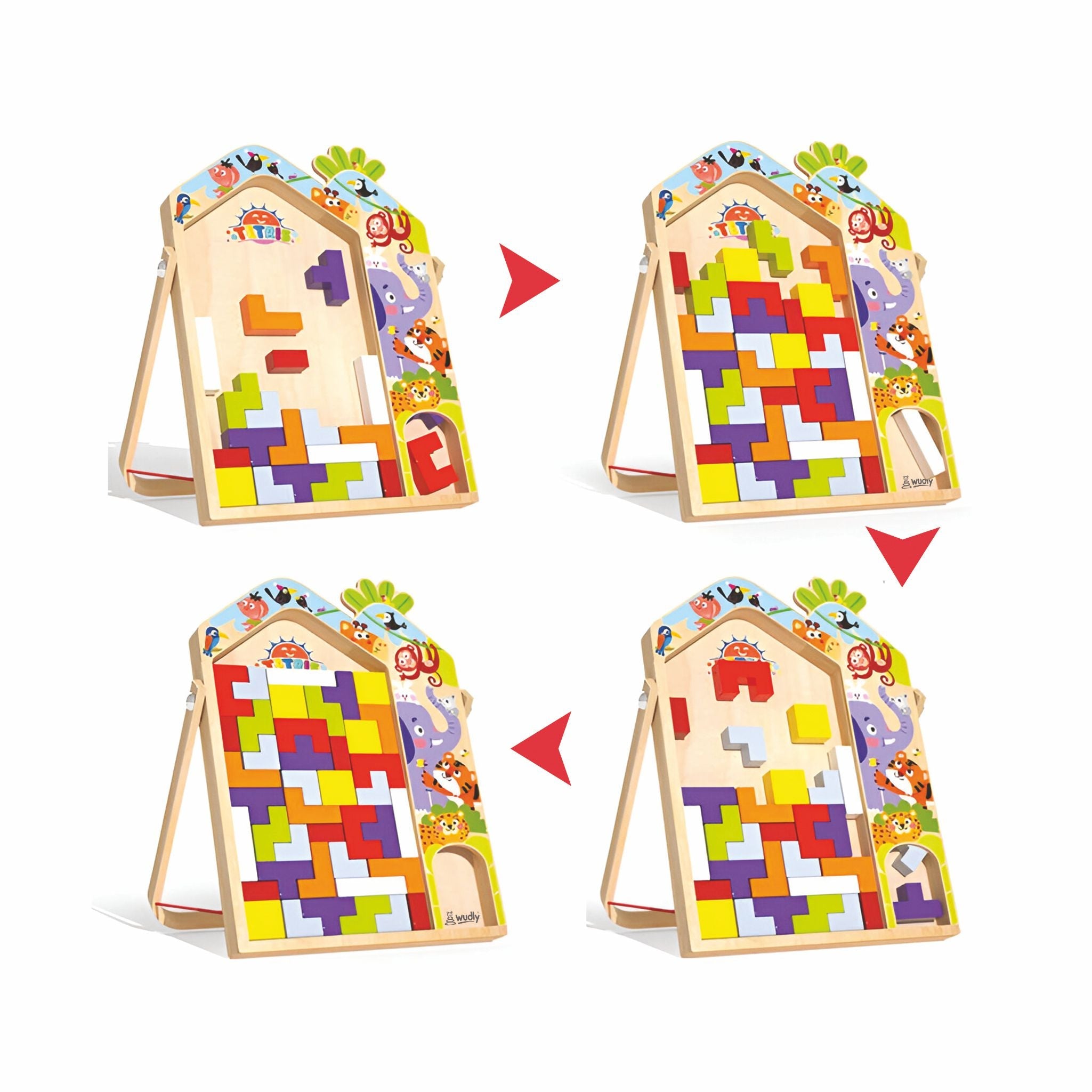 Engaging Wooden Puzzle Game for Kids