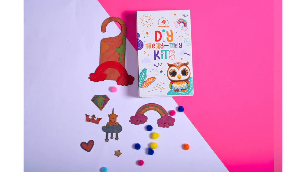 Teeny Tiny DIY Unicorn Name Plate Kit & Door Knob Craft Kit