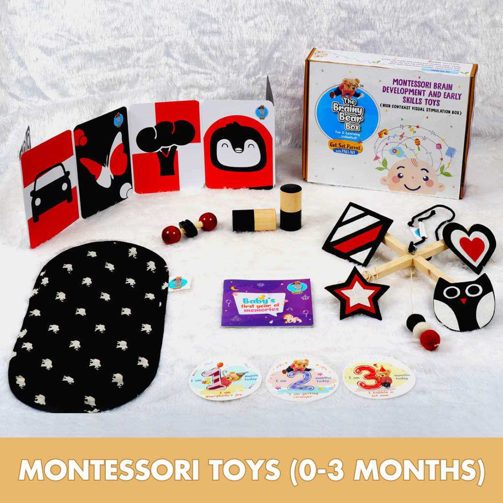 Montessori & Brain Development Toys for 0-3 Months