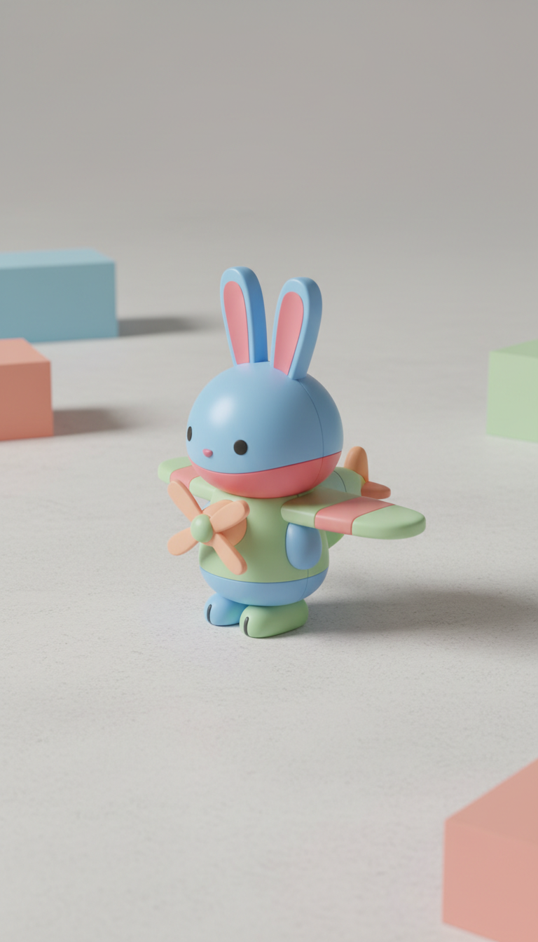 Sky Bunny vinyl figure