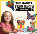 The Magical Color Transfer Paper Art - Toddler Diy Activity Box