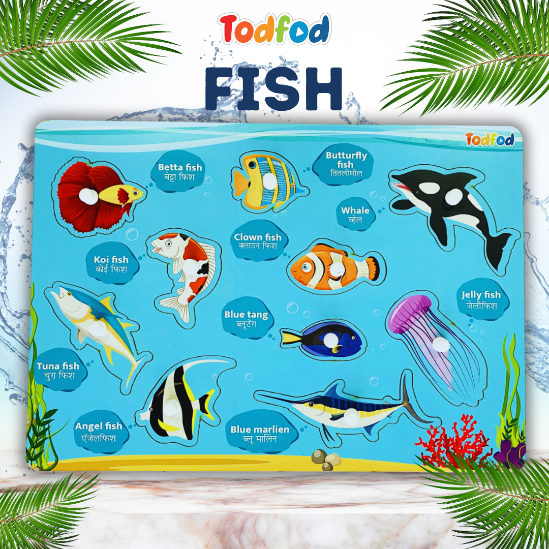 Fish & Body Parts Puzzle