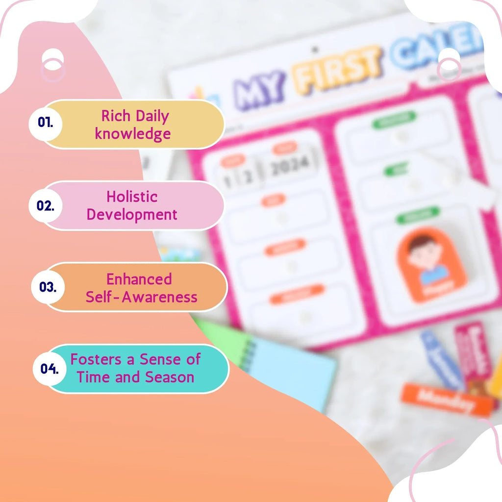 iLearnNGrow My First Home Calendar – Fun & Interactive Calendar for Kids