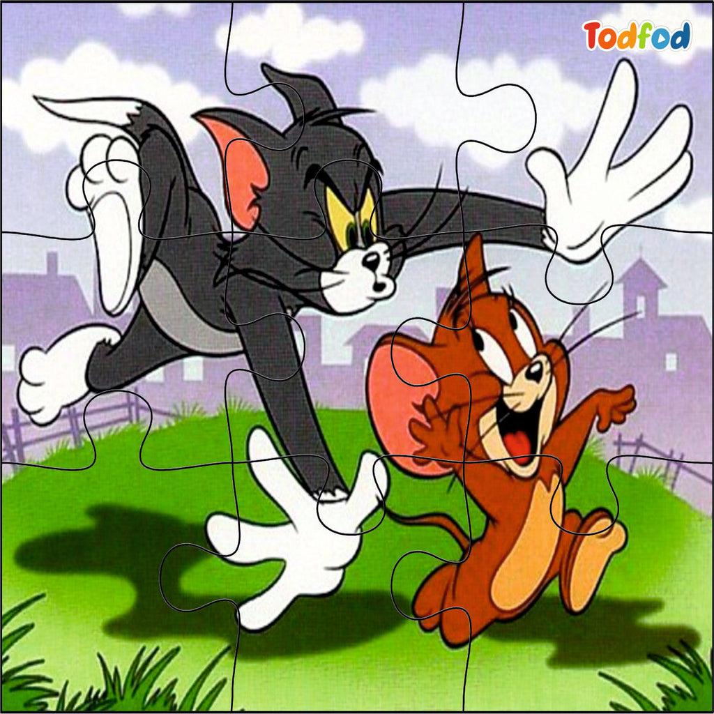 Wooden Jigsaw Puzzles - Tom & Jerry Anime Cartoon Characters