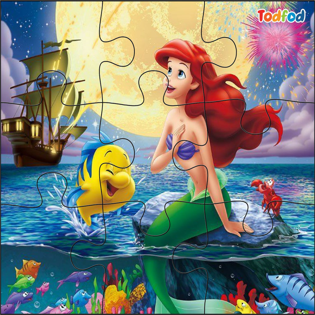 Wooden Jigsaw Puzzles - Ariel and Friends Disney Anime Cartoon Characters