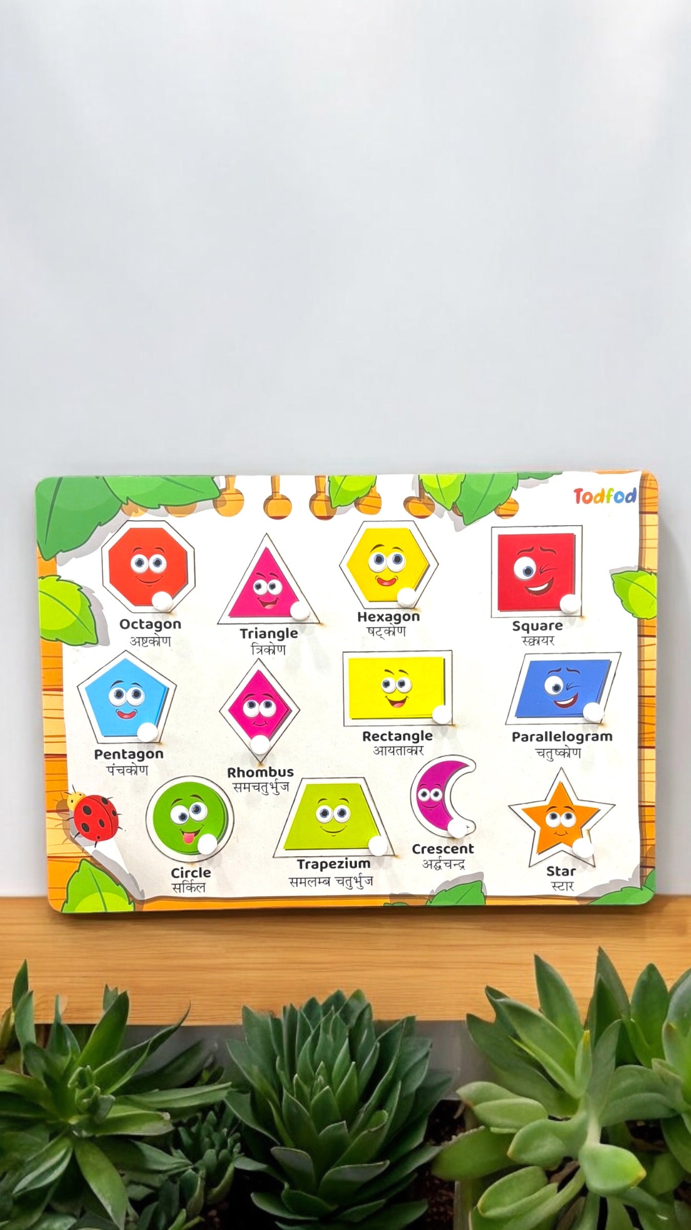 Gujarati Kakko Shapes Puzzle