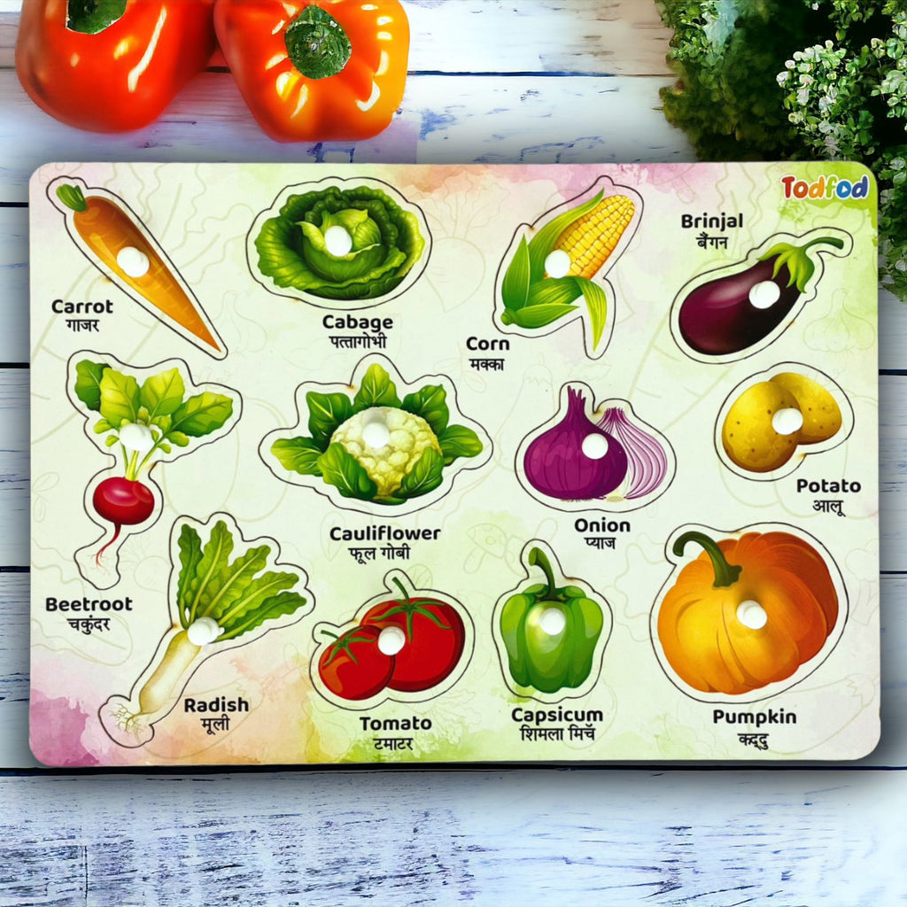 Vegetable Shapes Puzzle