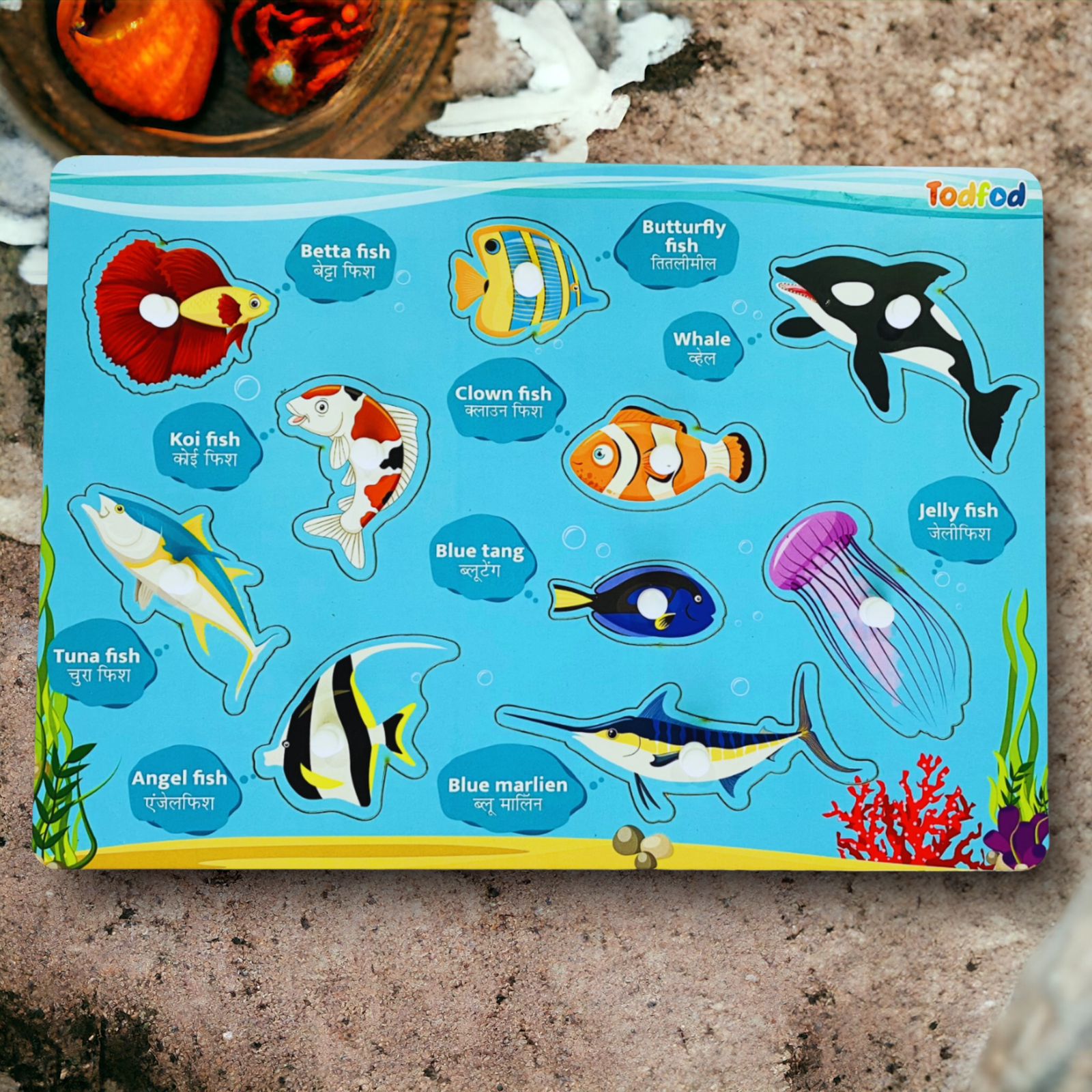 Fish & Body Parts Puzzle