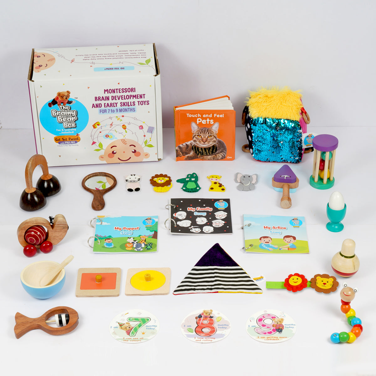Montessori & Brain Development Toys for 7-9 Months