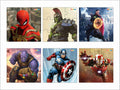 Wooden Jigsaw Puzzles - Marvel Avengers Anime Cartoon Characters for Kids (54 Pieces)