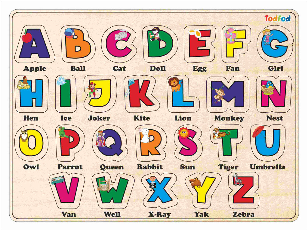 Wooden English Alphabets Toy for Kids