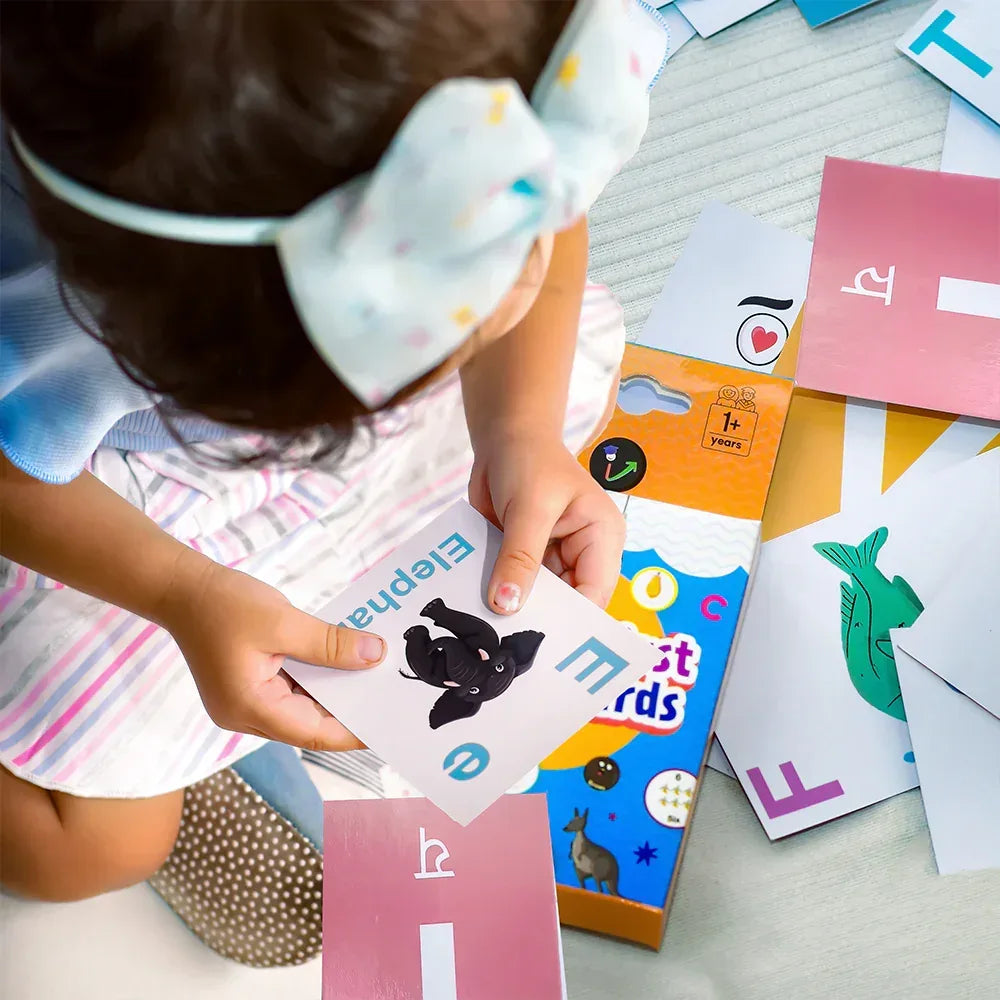 iLearnNGrow Baby’s First Alphabets Flash Cards – Alphabet Learning Cards