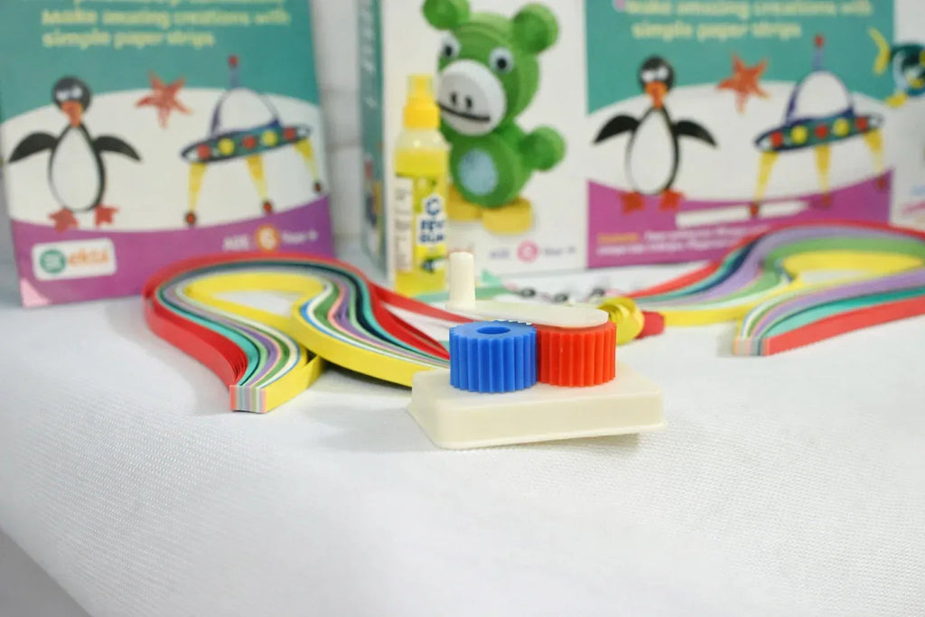 iLearnNGrow Mini Quilling Kit – Creative DIY Paper Quilling Set for Kids
