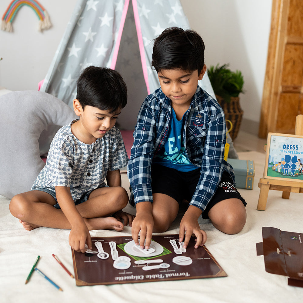 Dining Etiquettes Sheets (4-8 years)
