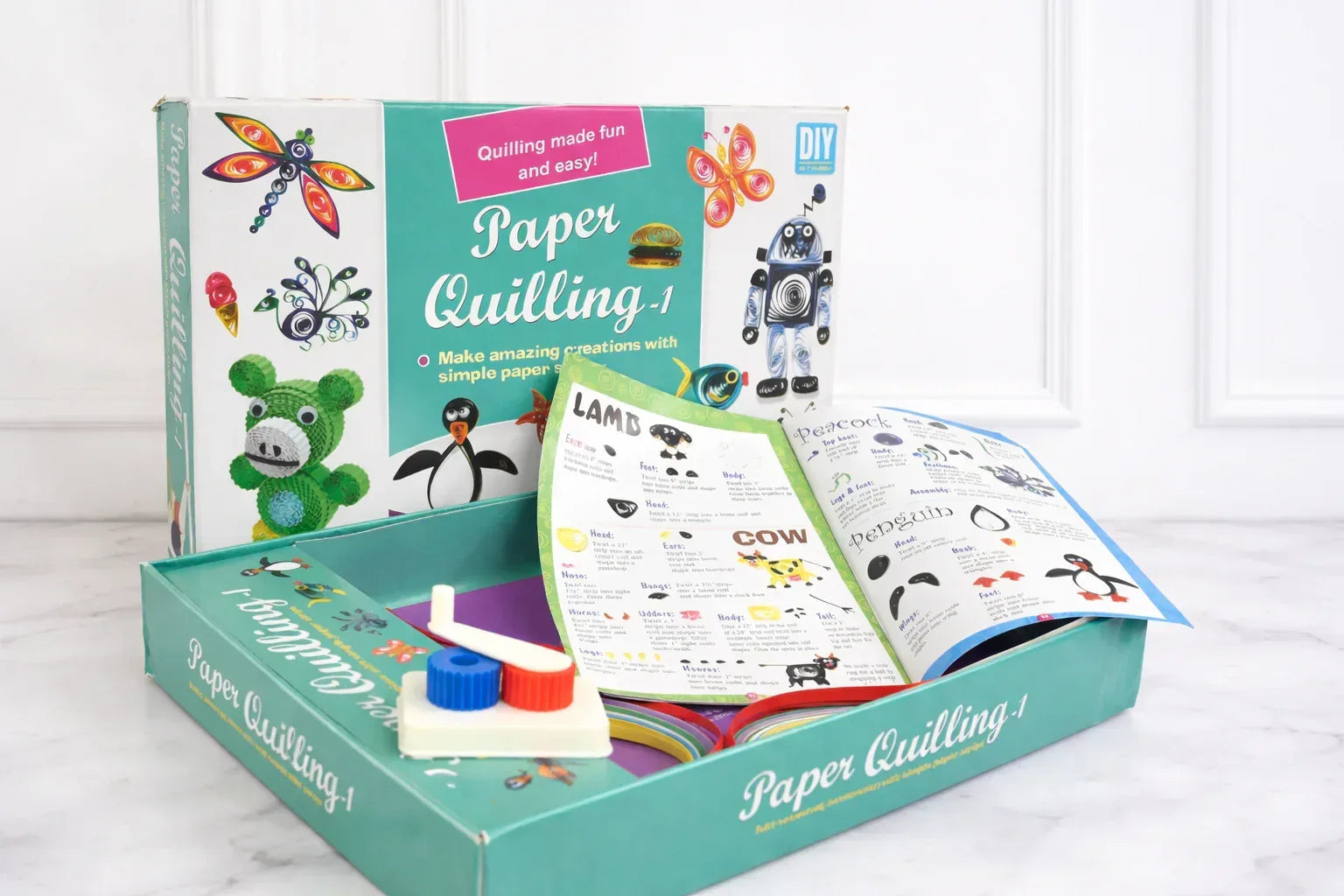 iLearnNGrow Mini Quilling Kit – Creative DIY Paper Quilling Set for Kids