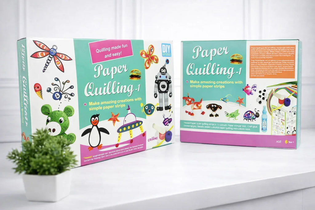 iLearnNGrow Mini Quilling Kit – Creative DIY Paper Quilling Set for Kids