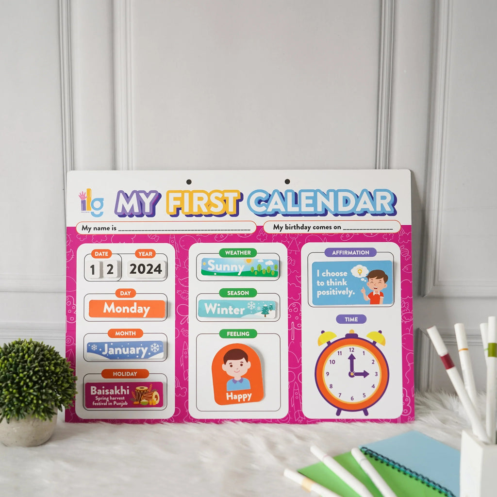 iLearnNGrow My First Home Calendar – Fun & Interactive Calendar for Kids