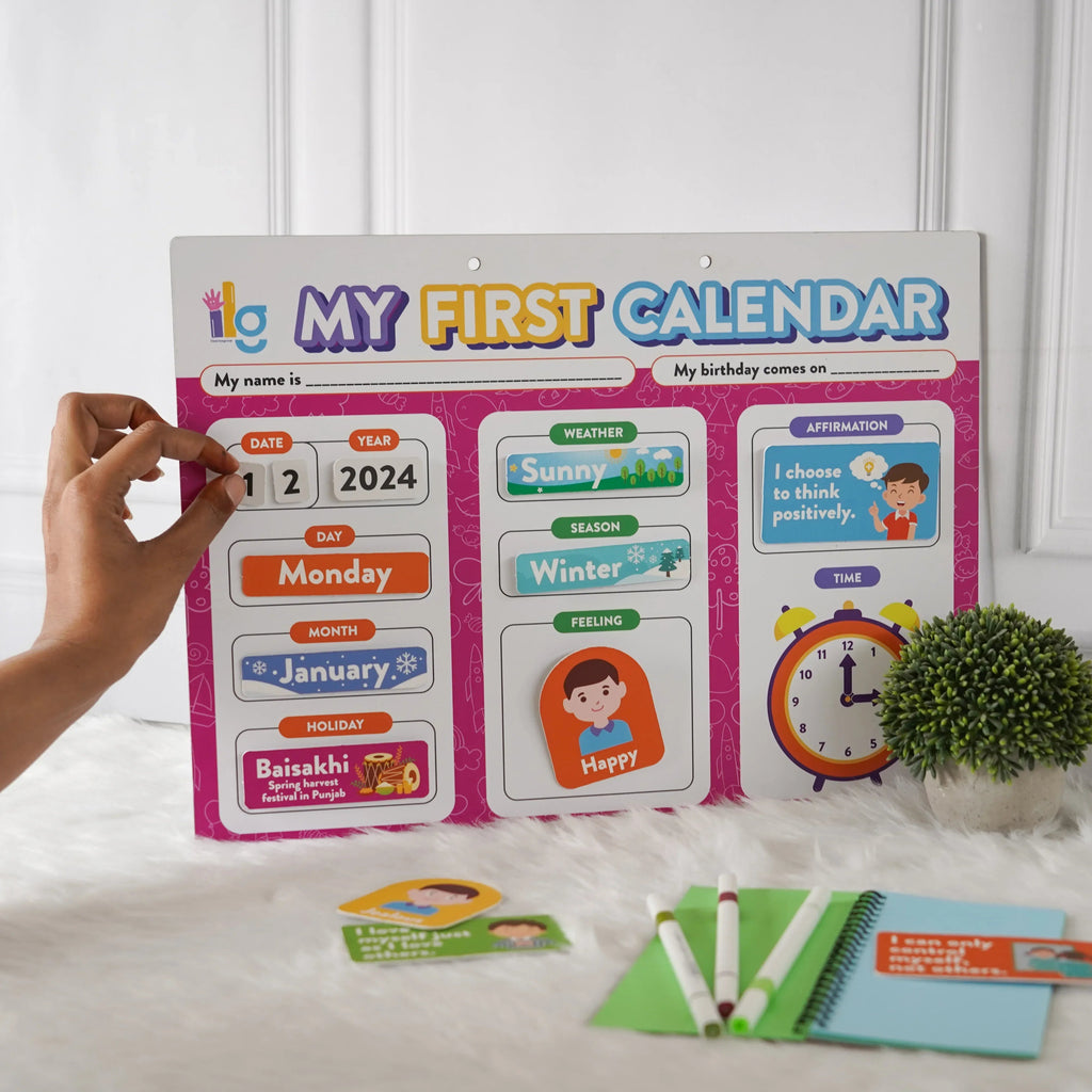 iLearnNGrow My First Home Calendar – Fun & Interactive Calendar for Kids