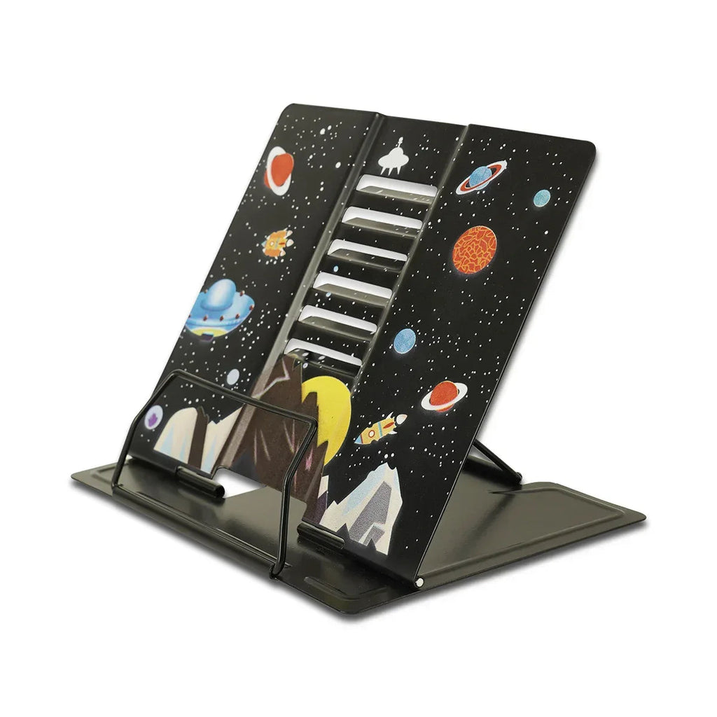 iLearnNGrow Kids Adjustable Book Stand – Portable Multifunctional Reading & Tablet Holder