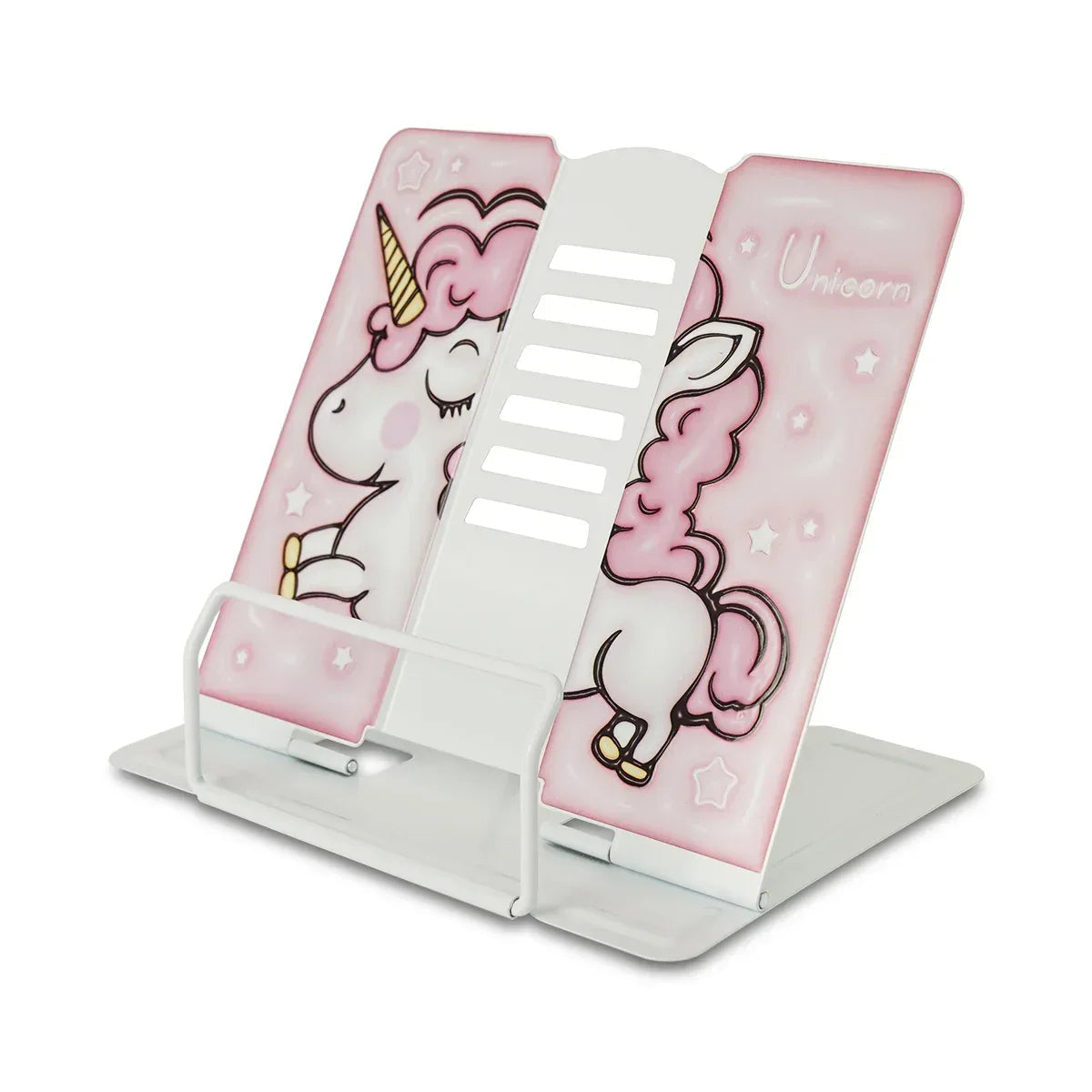 iLearnNGrow Kids Adjustable Book Stand – Portable Multifunctional Reading & Tablet Holder