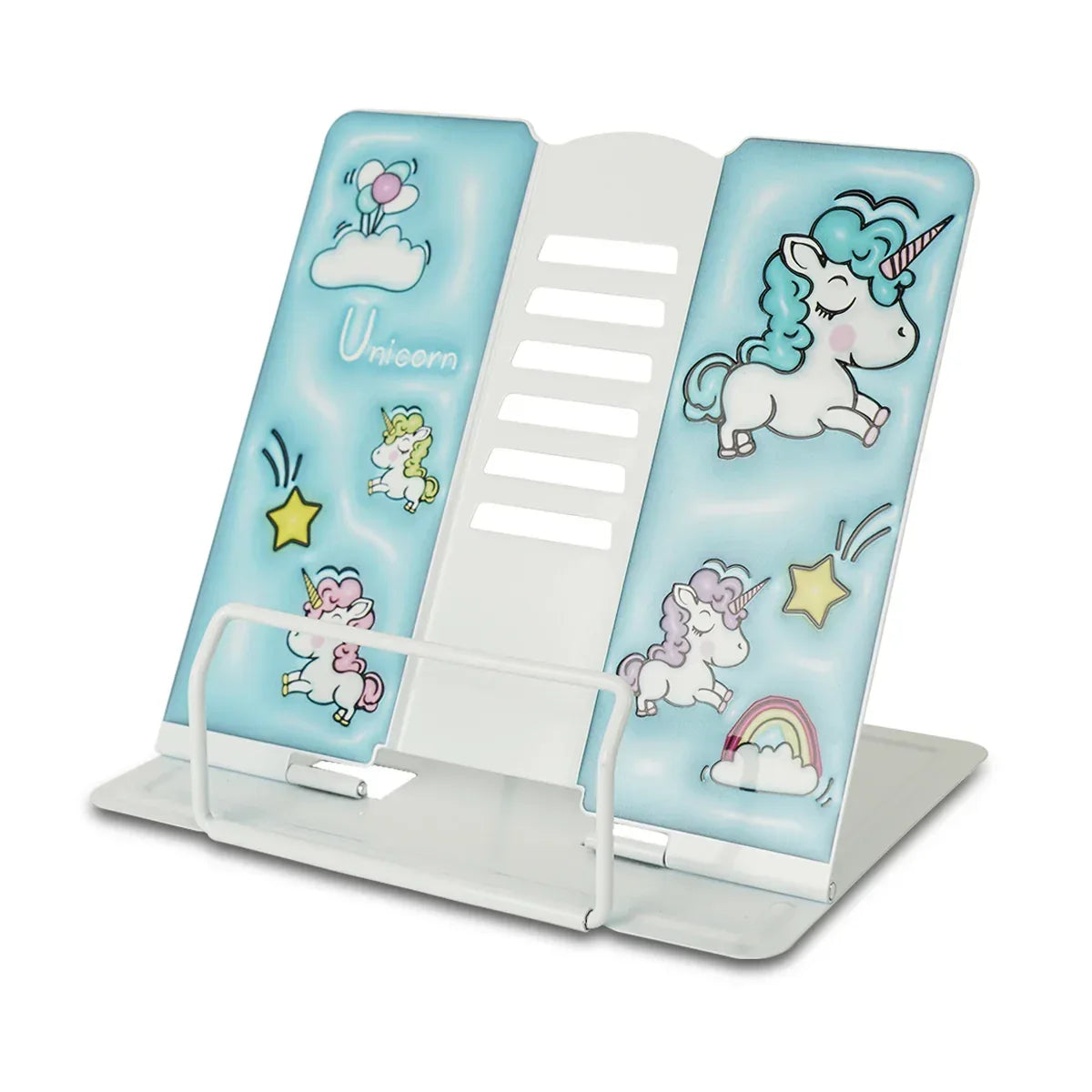 iLearnNGrow Kids Adjustable Book Stand – Portable Multifunctional Reading & Tablet Holder
