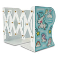 iLearnNGrow Foldable Expandable Metal Book Shelf – Kids Book Storage Organizer Rack (Available in Multiple Themes)