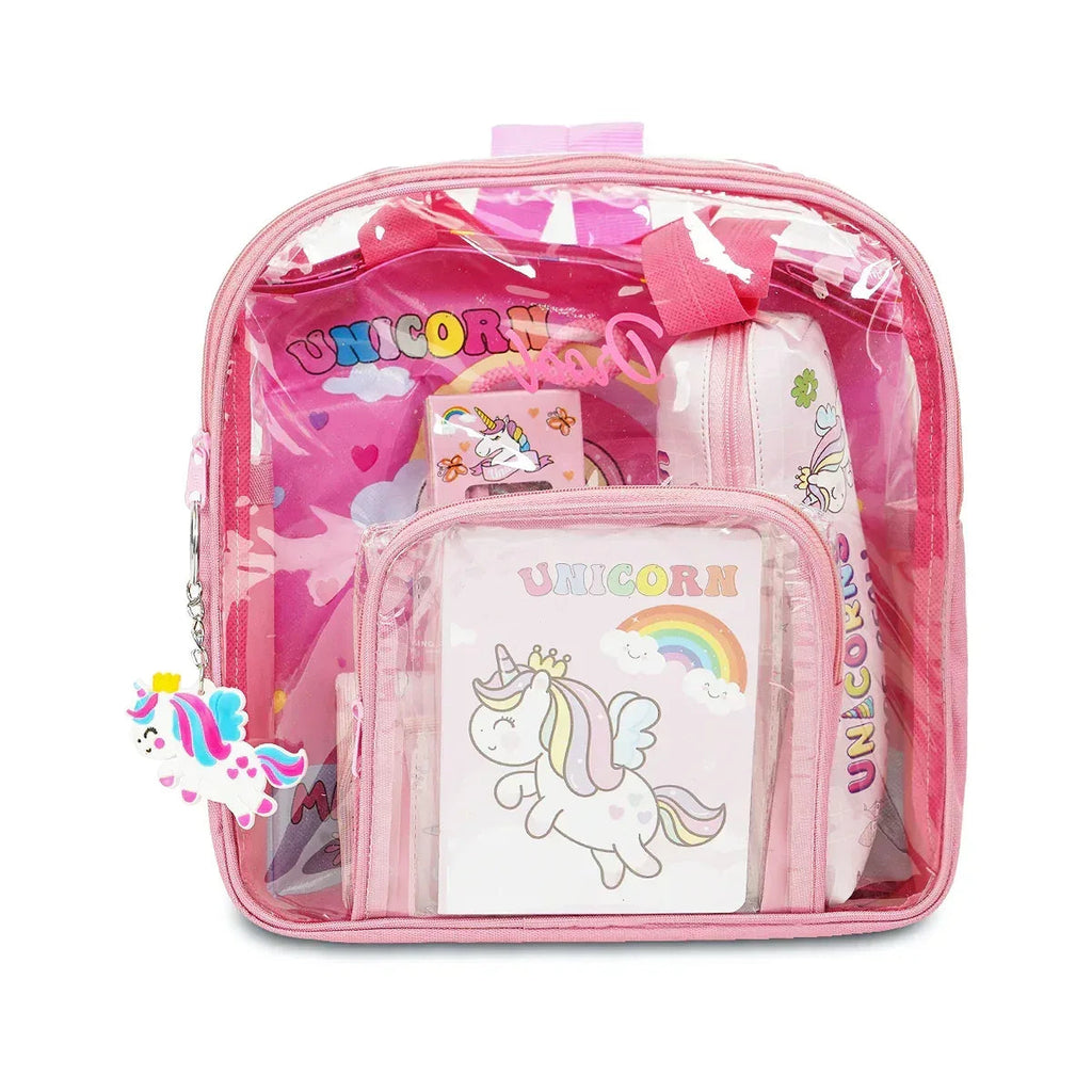 iLearnNGrow 11-in-1 Unicorn Stationery Set for Kids – School & Art Supplies Kit