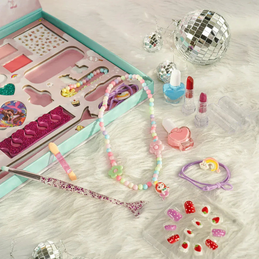 iLearnNGrow 28 Pieces Make Up & Accessory Kit –Complete Kids Makeup & Accessory Kit