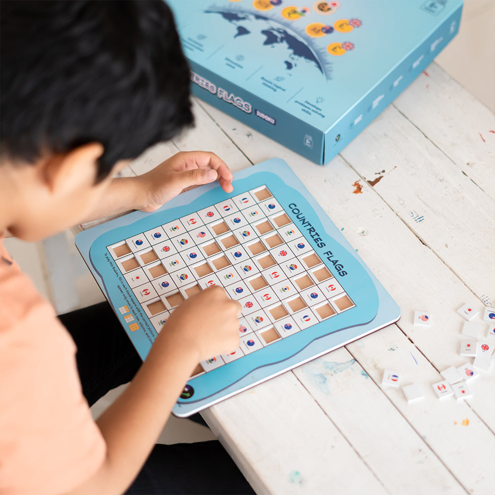 Countries Flag Sudoku (6-8 years)