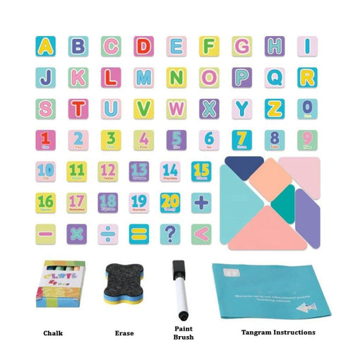 3 in 1 Easel Board for Kids with Stand and Storage Tray