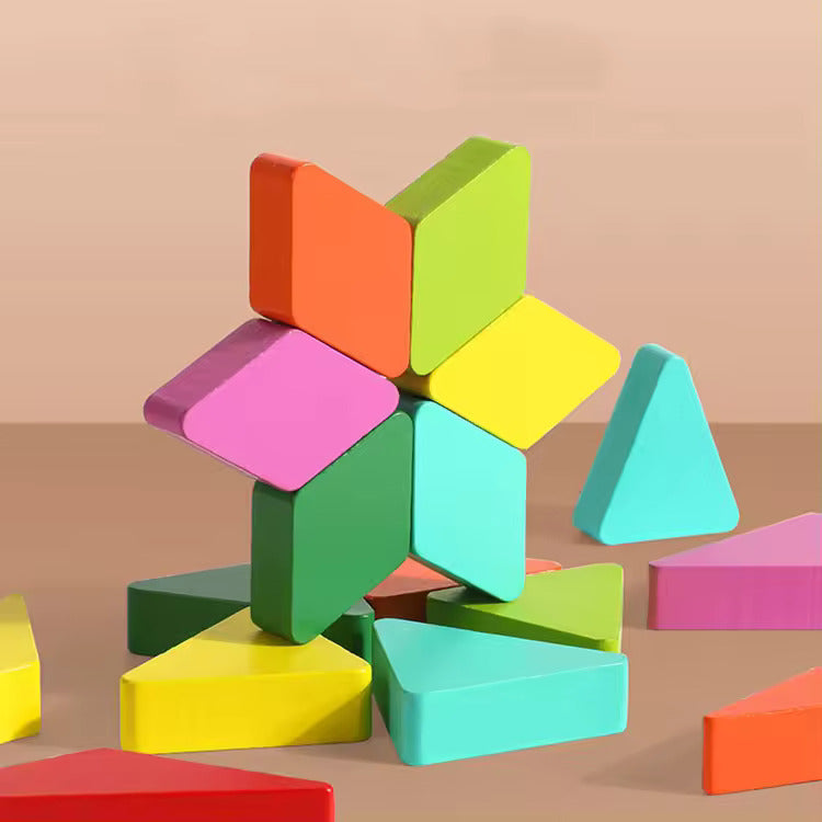Fraction Puzzle Board - Educational Wooden Toy for Kids
