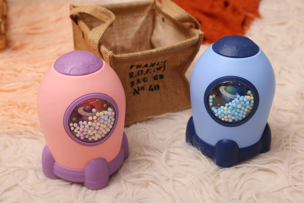 iLearnNGrow Rocket Piggy Bank – Kids Gullak Bank with Mini Lock & Keys