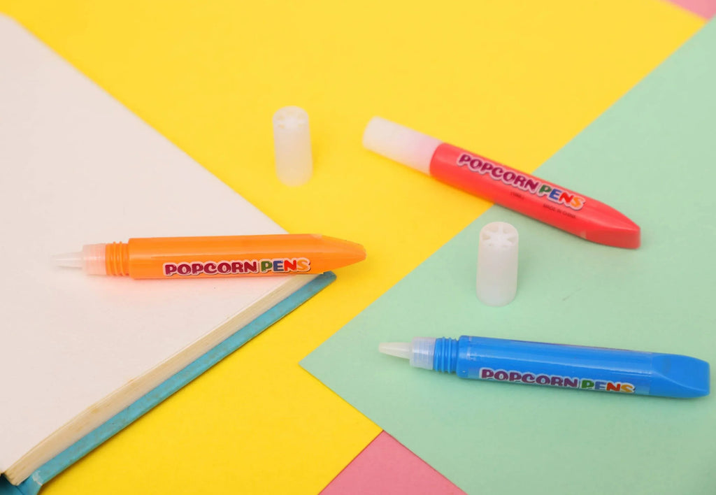 iLearnNGrow PopCorn Pens – Fun Popcorn Drawing & Writing Pen Set for Kids