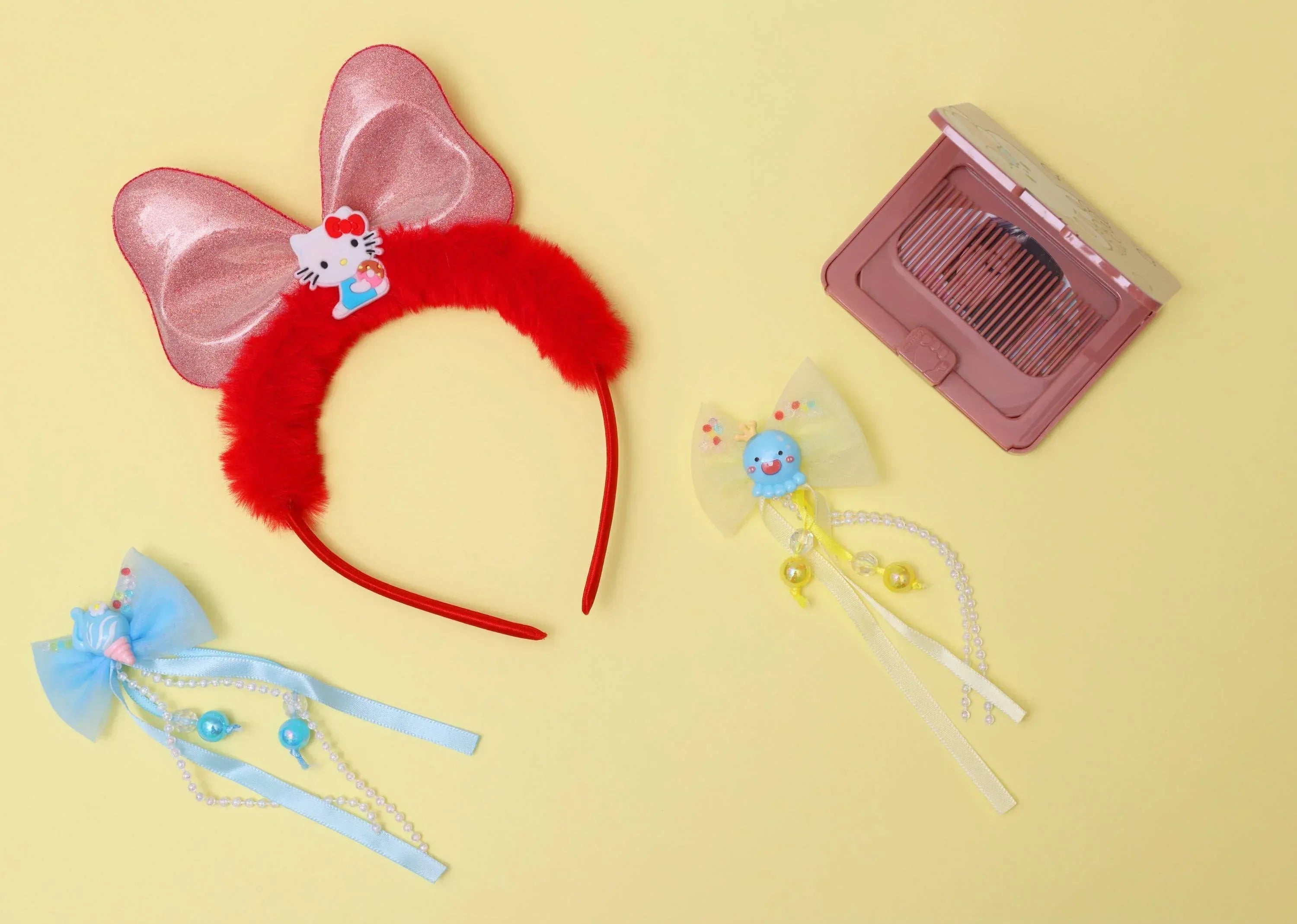iLearnNGrow Hello Kitty Hair Accessories Set (Red)
