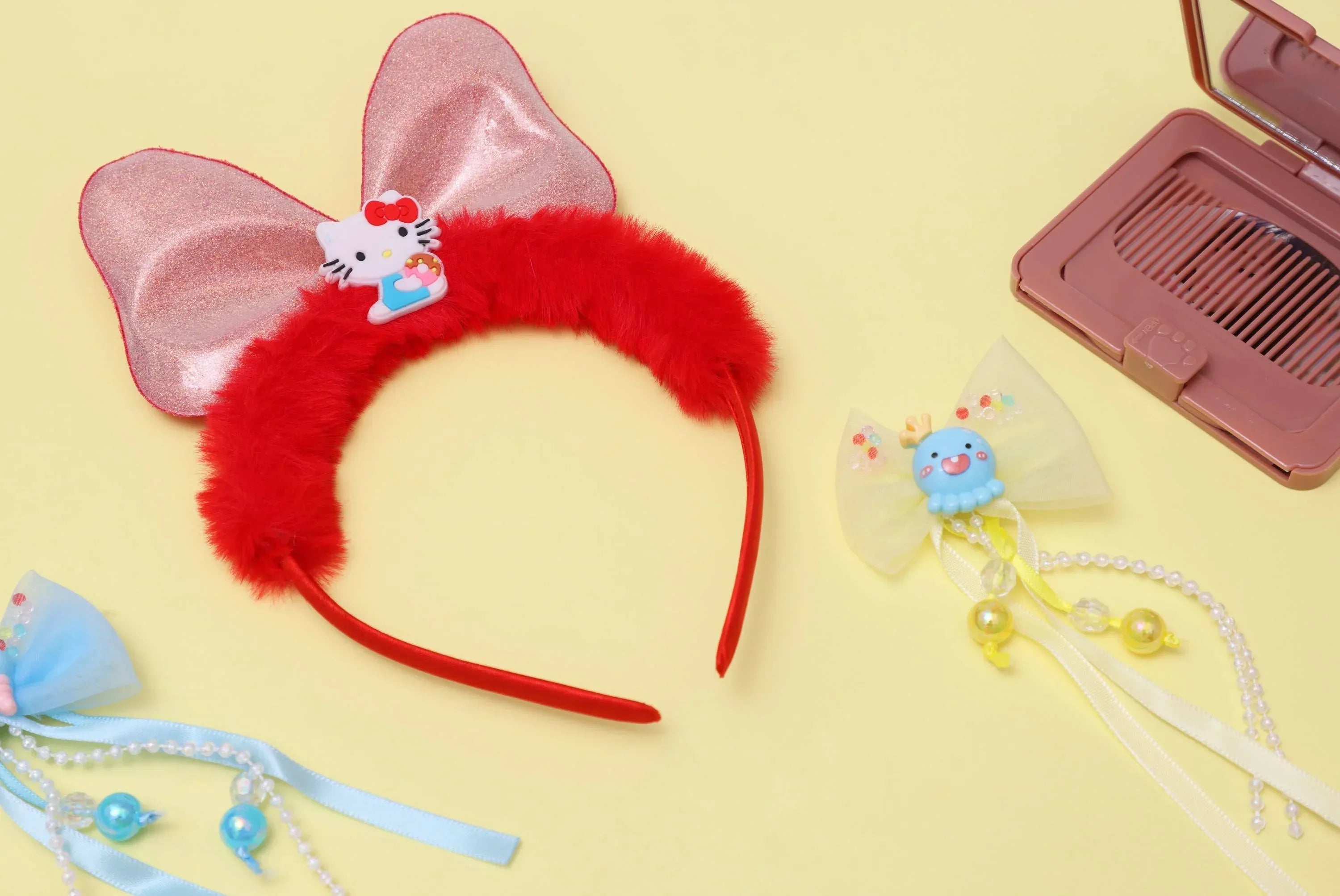 iLearnNGrow Hello Kitty Hair Accessories Set (Red)