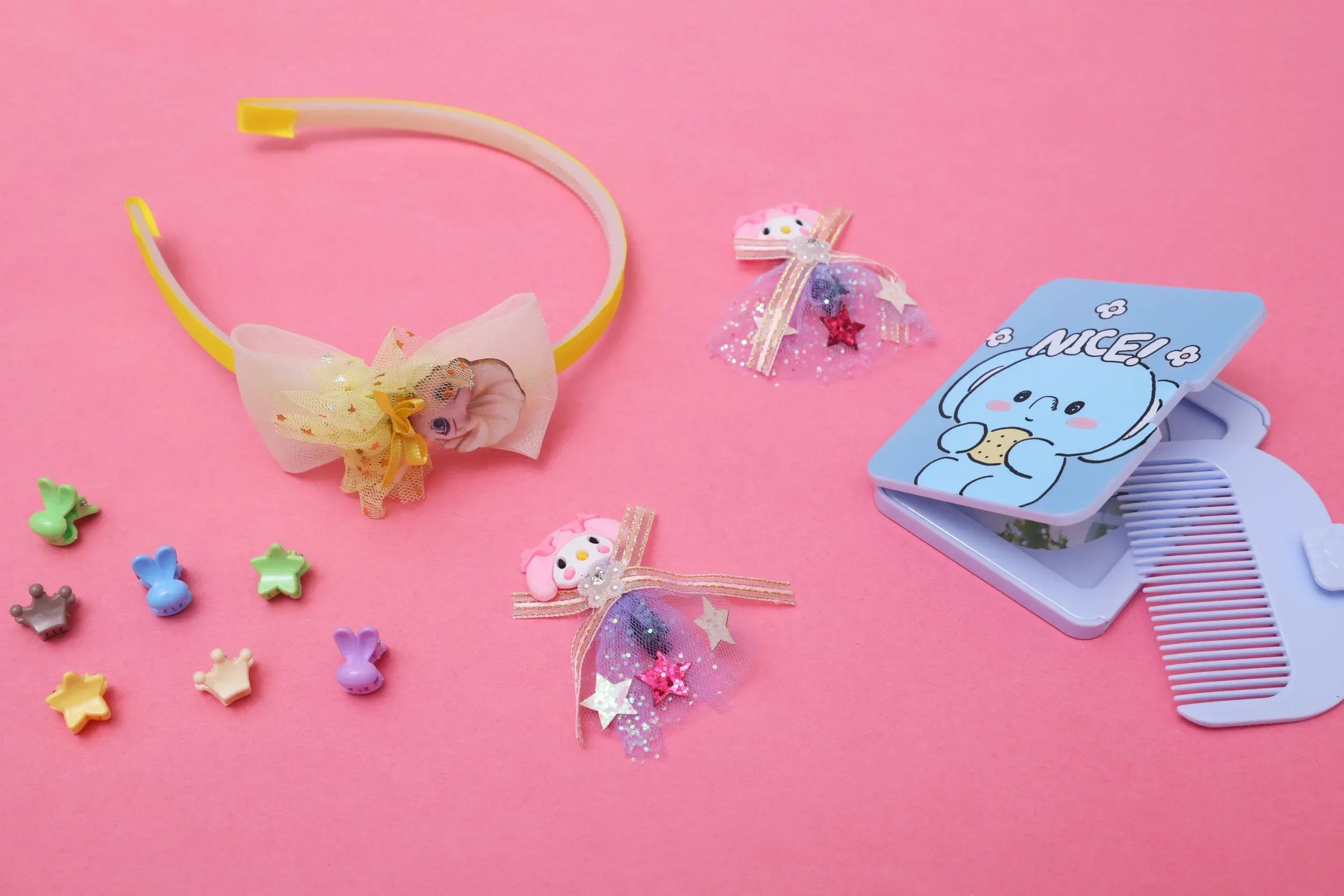 iLearnNGrow Frozen Hair Accessories Set (Yellow)