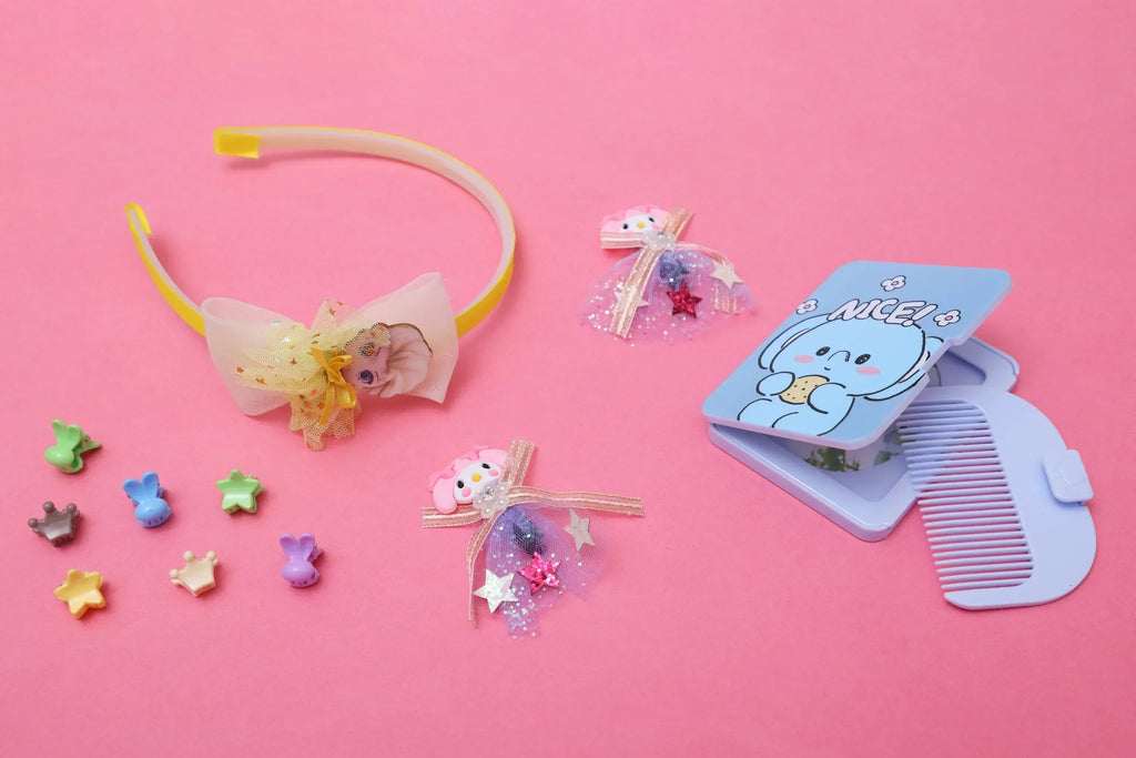 iLearnNGrow Frozen Hair Accessories Set (Yellow)