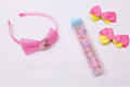 iLearnNGrow Bow Hair Accessories Set (Pastel Pink)