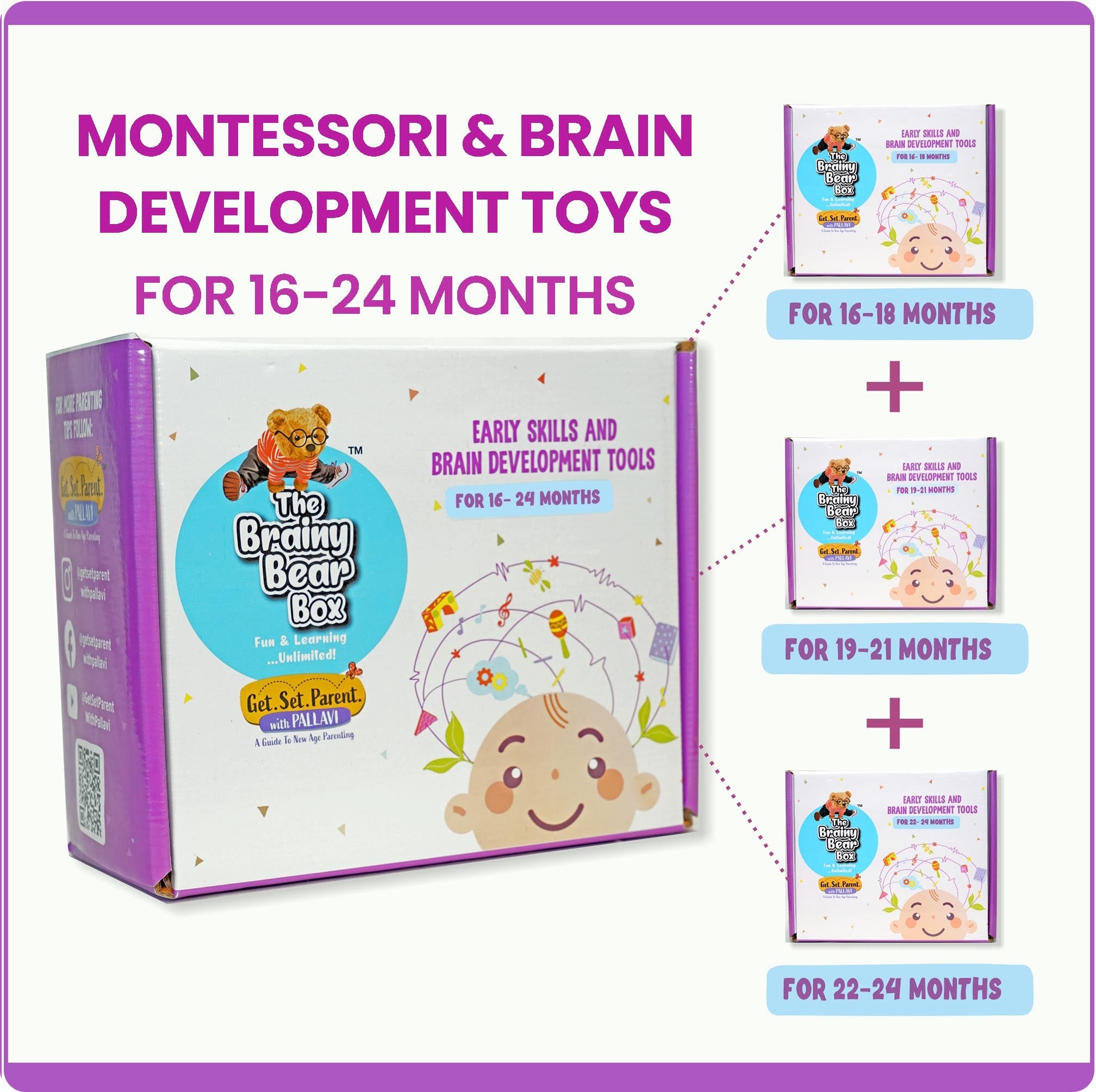 Montessori & Brain Development Toys for 16-18 Months
