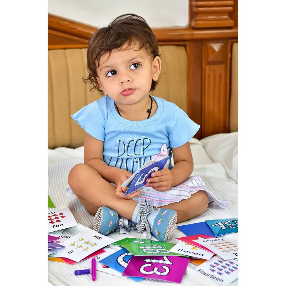 iLearnNGrow Baby’s First Numbers Flash Cards – Numeracy Flashcard Set for Kids