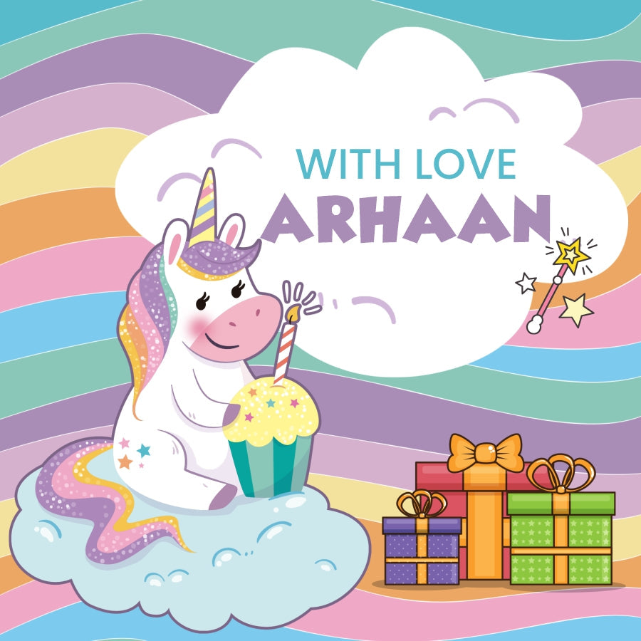 Personalized Gift Cards - Unicorn