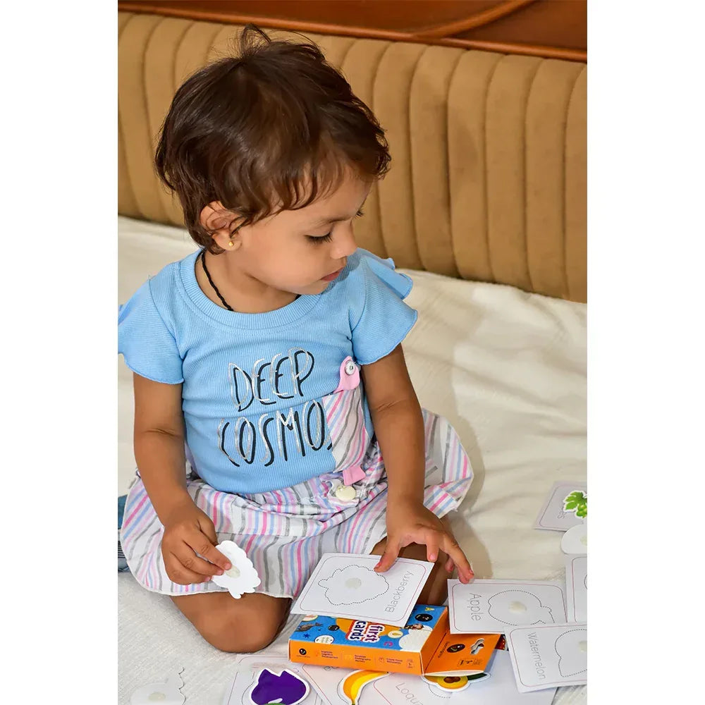 iLearnNGrow Baby’s First Fruits Flash Cards – Interactive Learning Flash Card Set for Kids