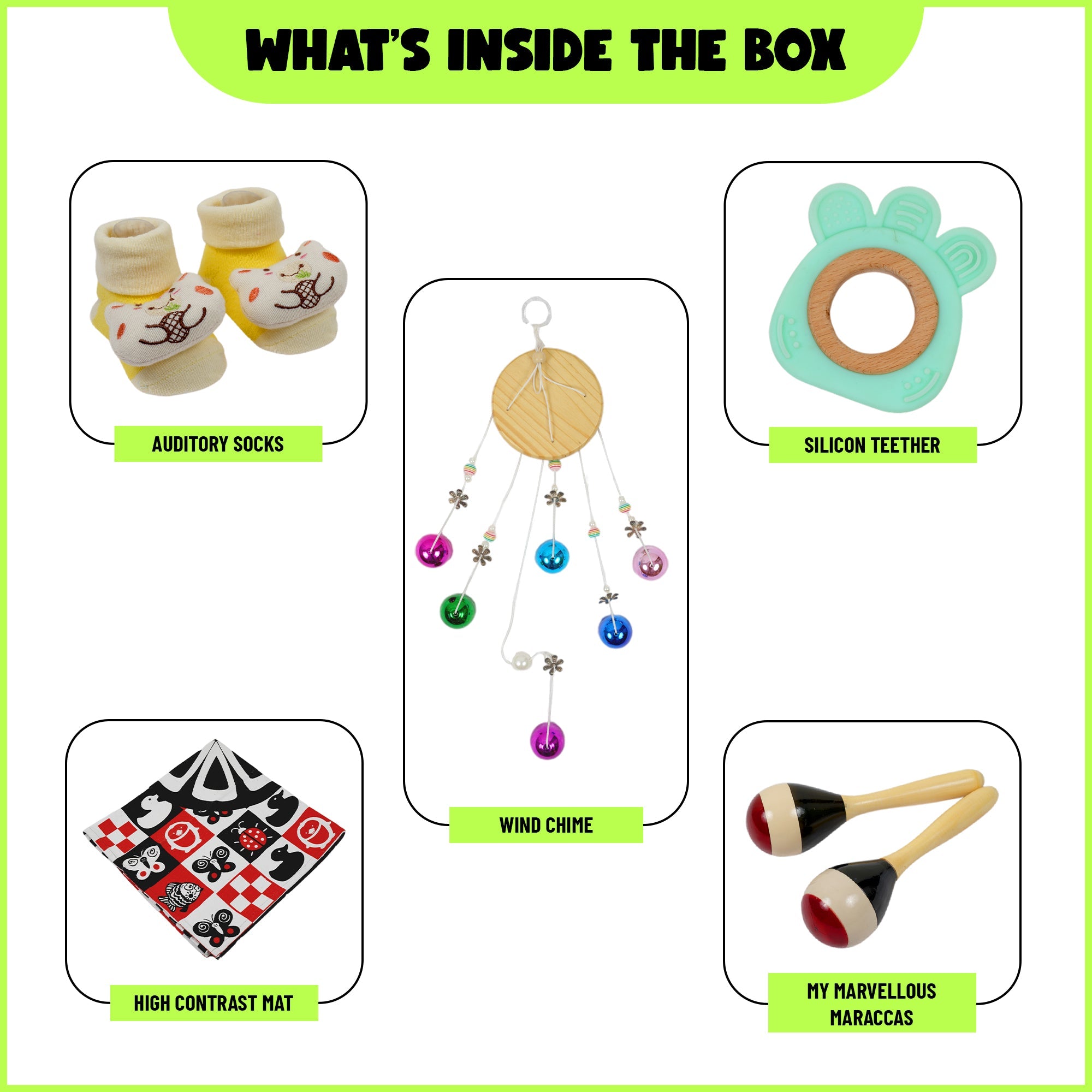 Montessori & Brain Development Toys for 4-6 Months