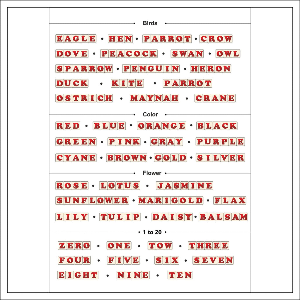 ABCD Word Formation Learning Game