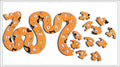 Wooden Jigsaw Puzzle – Snake Shaped English Alphabets